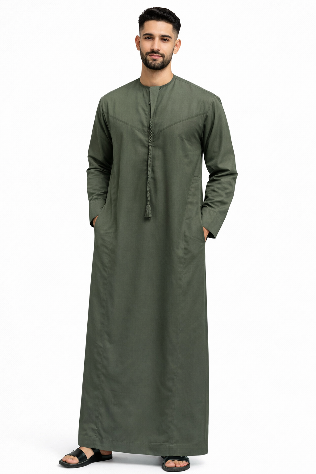 Al-Khatib Emarati Elegant Thobe for Men - Traditional Fit - Premium Fabric
