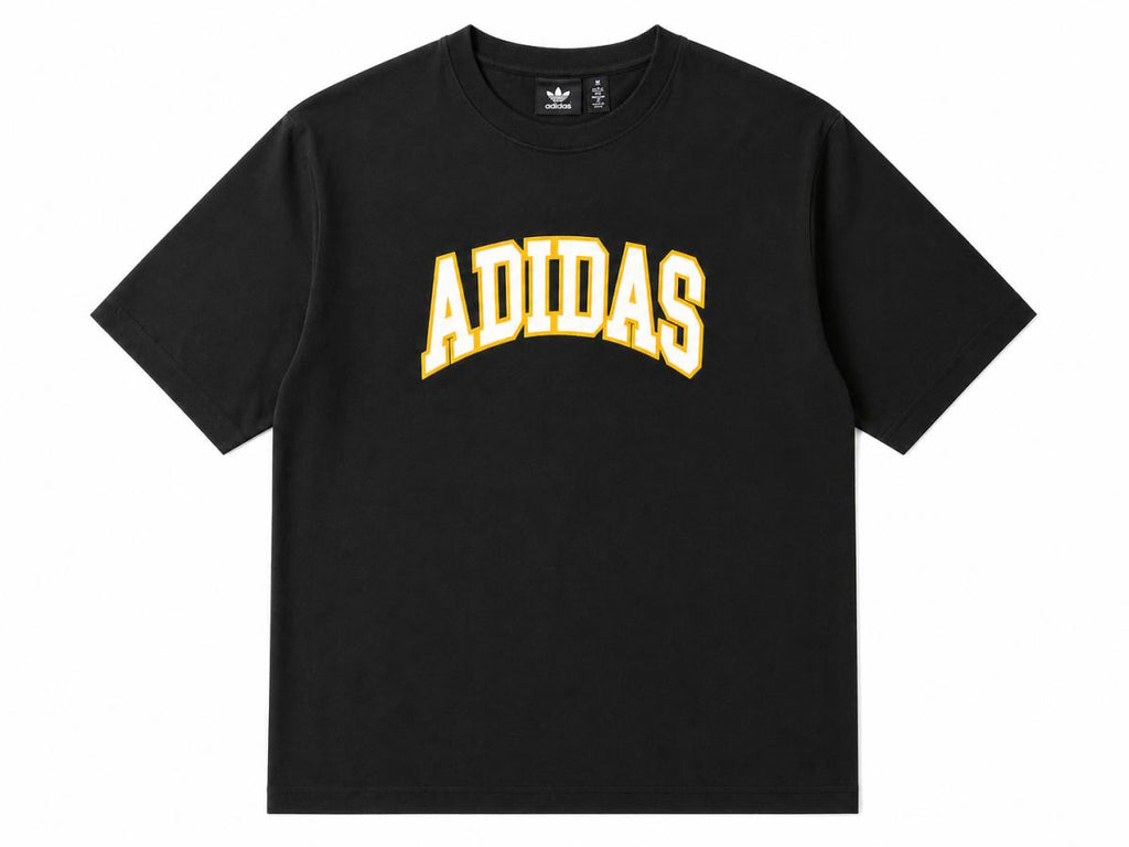 Men's Adidas Classic Logo Tee - Relaxed Fit Black Cotton T-Shirt for Ultimate Comfort and Style