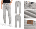 Men's Premium Light Grey Washed Straight Fit Denim Jeans