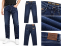 Men's Premium Dark Wash Straight Fit Denim Jeans