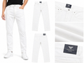 Men's Premium White Straight Fit Denim Jeans