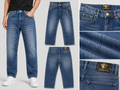 Men's Premium Blue Washed Denim Jeans