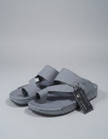 Premium Grey Arabic Sandals for Men – Modern Comfort Slip-On Footwear